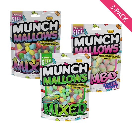 3-pack munch mallows sample kit