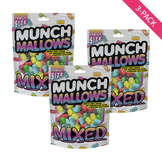 3-pack munch mallows mixed