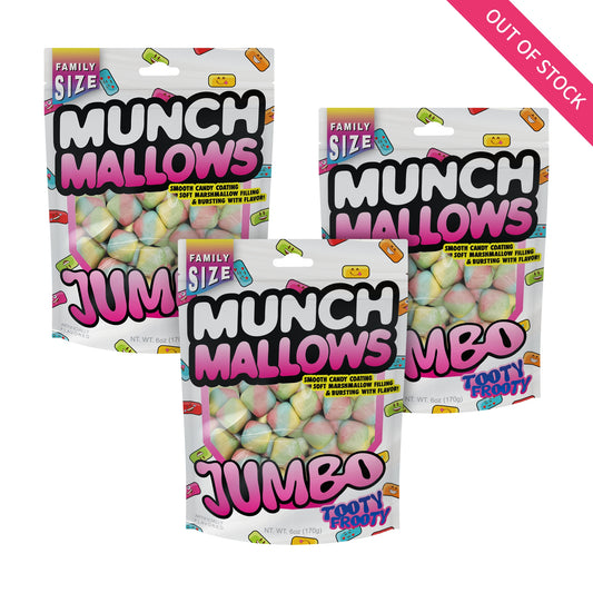 3-Pack - Jumbo Tooty Frooty Munch Mallows