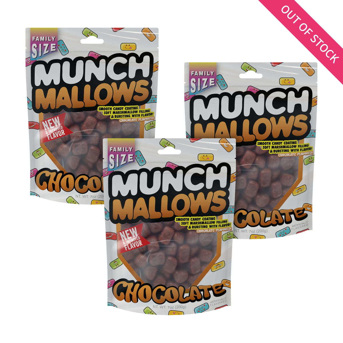 3-Pack - Chocolate Munch Mallows